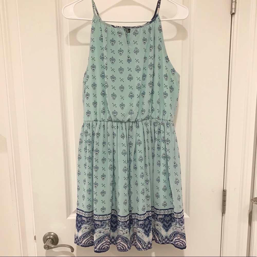 Blue Rain swing dress